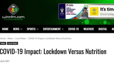 COVID-19 Impact: Lockdown vs Nutrition